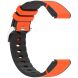 Ремінець Reframe Leather Coated для годинників Garmin з шириною кріплення QuickFit 20mm - Orange (270815O). Фото 3 з 7