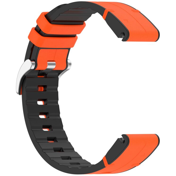 Ремінець Reframe Leather Coated для годинників Garmin з шириною кріплення QuickFit 20mm - Orange: фото 3 з 7