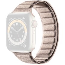 Ремешок Reframe Suede Leather для Apple Watch 42 (Series 10/11) / 41 / 40 / SE 40 / 38 - Khaki: фото 1 из 7