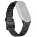 Ремешок Reframe Wavy Pattern для Xiaomi Mi Smart Band 8 / 9 / 10 - Black (326051B). Фото 1 из 12
