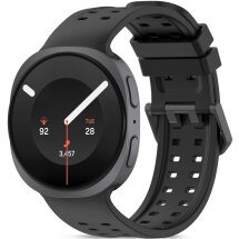 Ремешок Tech-Protect Silicone Air для Samsung Galaxy Watch 9 (40/44mm) / 8 (40/44mm) / 8 Classic - Black: фото 1 из 5