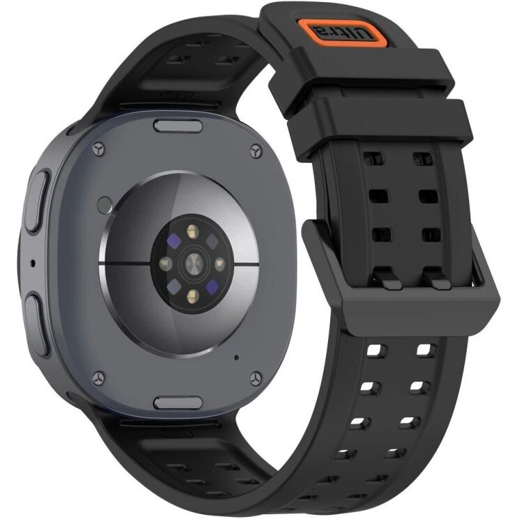 Ремешок Tech-Protect Silicone Air для Samsung Galaxy Watch 9 (40/44mm) / 8 (40/44mm) / 8 Classic - Black: фото 2 из 5