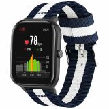Ремінець UniCase Nylon для годинників з шириною кріплення 20мм - Blue / White (895406E)