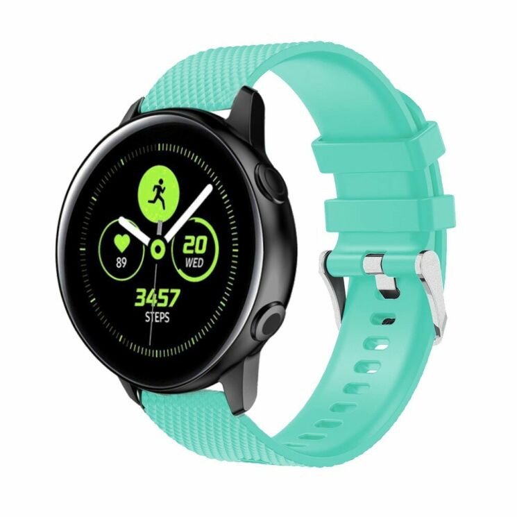 Ремінець UniCase Rhombus Texture для Samsung Watch Active / Active 2 40mm / Active 2 44mm - Baby Blue: фото 1 з 3