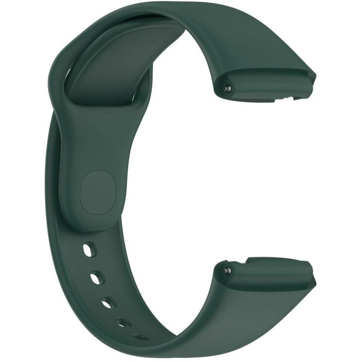 Ремешок UniCase Silicone Band для Xiaomi Redmi Watch 3 Active / 3 Lite - Dark Green: фото 3 из 7
