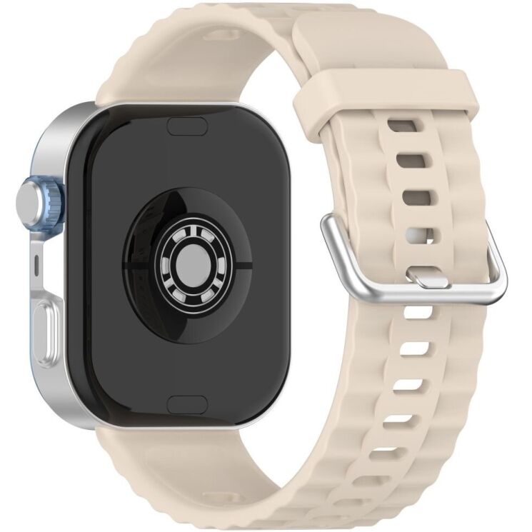 Ремешок UniCase Silicone Strap для Huawei Watch Fit 3 / Fit 4 / Fit 4 Pro - Ivory White: фото 1 из 7