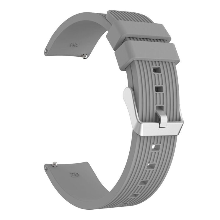 Ремешок UniCase Soft Line для Samsung Galaxy Watch 3 (41mm) - Grey: фото 2 из 4