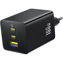 Мережевий зарядний пристрій Baseus EnerFill FE11 2C+U (100W) P10182102123-00 - Black: фото 1 з 8