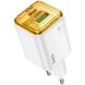 Сетевое зарядное устройство Hoco N53 Monsoon PD30W + QC3.0 - White (960171W). Фото 1 из 5