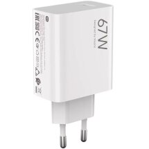Сетевое зарядное устройство Xiaomi Hyper Charge 67W (USB) BHR07SKEU - White: фото 1 из 2