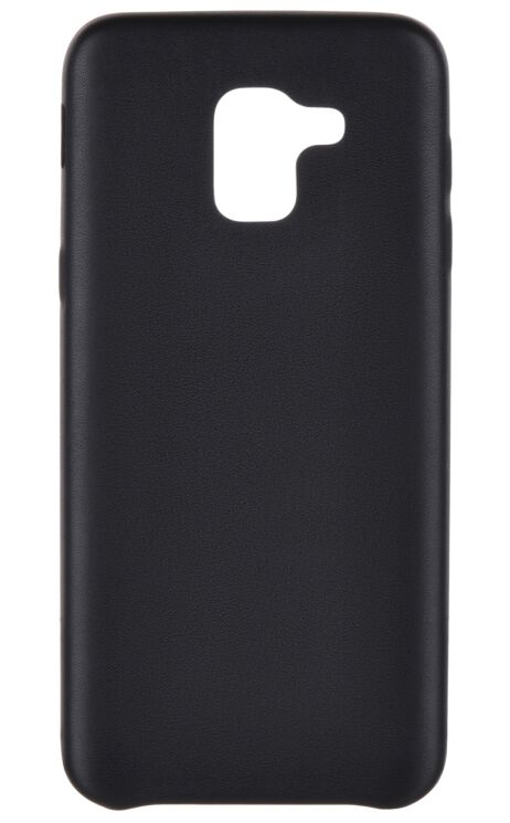 Защитный чехол 2E Leather Case для Samsung Galaxy J6 2018 (J600) - Black: фото 1 из 4