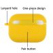 Силиконовый чехол Deexe 3D Cartoon для AirPods Pro - Yellow Chick (263214G). Фото 3 из 8