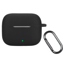 Силиконовый чехол Deexe Silicone Case (FH) для OPPO Enco Buds 3 Pro - Black: фото 1 из 8