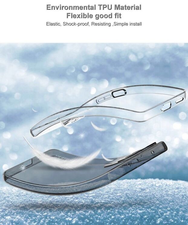 Силиконовый чехол IMAK UX-5 Series для Google Pixel 9 Pro XL - Transparent Black: фото 8 из 9