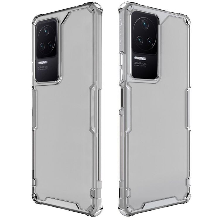 Силиконовый чехол NILLKIN Nature TPU Pro для Xiaomi Poco F4 / Redmi K40S - Transparent: фото 1 из 14