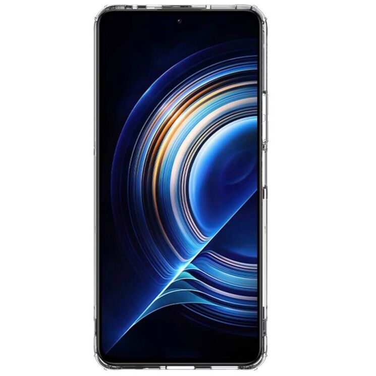 Силиконовый чехол NILLKIN Nature TPU Pro для Xiaomi Poco F4 / Redmi K40S - Transparent: фото 3 из 14