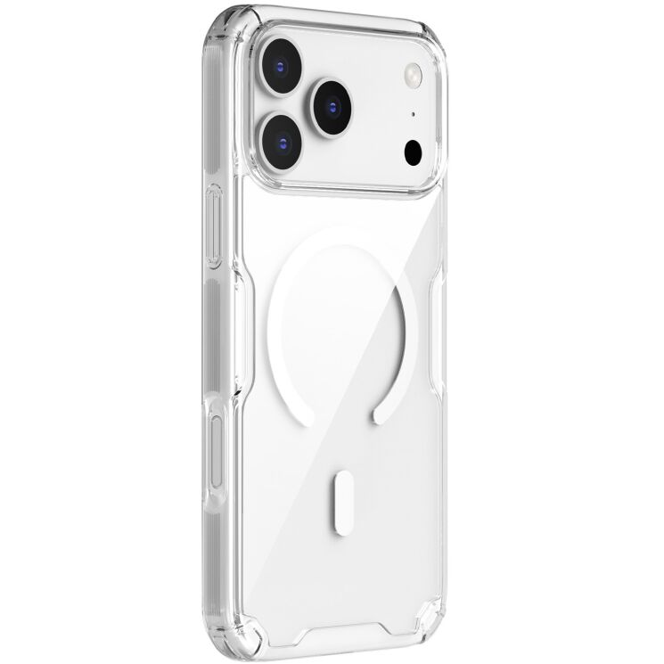 Силіконовий чохол NILLKIN Nature TPU Pro Magnetic для Apple iPhone 17 Pro - Transparent: фото 3 з 13