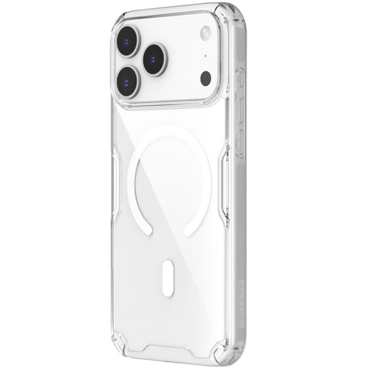 Силіконовий чохол NILLKIN Nature TPU Pro Magnetic для Apple iPhone 17 Pro - Transparent: фото 2 з 13
