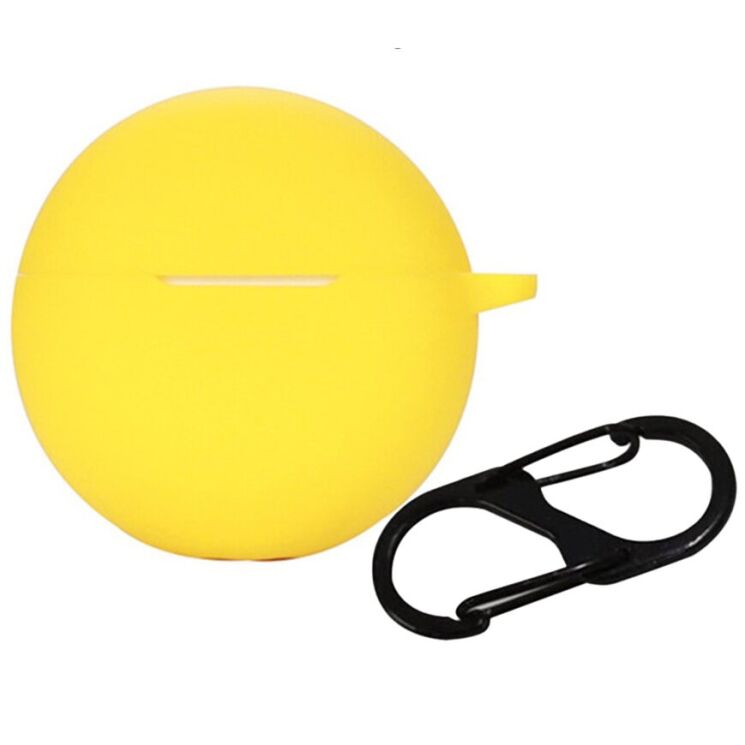 Силиконовый чехол UniCase Protective Color для OPPO Enco Air 3i - Yellow: фото 1 из 3