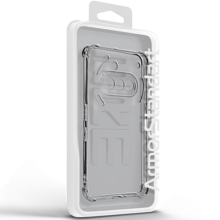 Силіконовий (TPU) чохол ArmorStandart Air Force для Nothing Phone (3a) - Transparent: фото 3 з 6