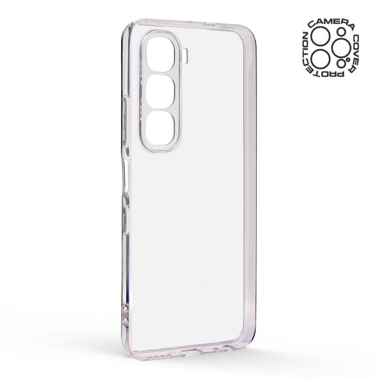 Силіконовий (TPU) чохол ArmorStandart Air Series для Infinix Hot 60і - Clear: фото 2 з 6