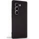 Силиконовый (TPU) чехол ArmorStandart Matte Slim Fit для Infinix Hot 50 Pro Plus - Black (376221B). Фото 2 из 5