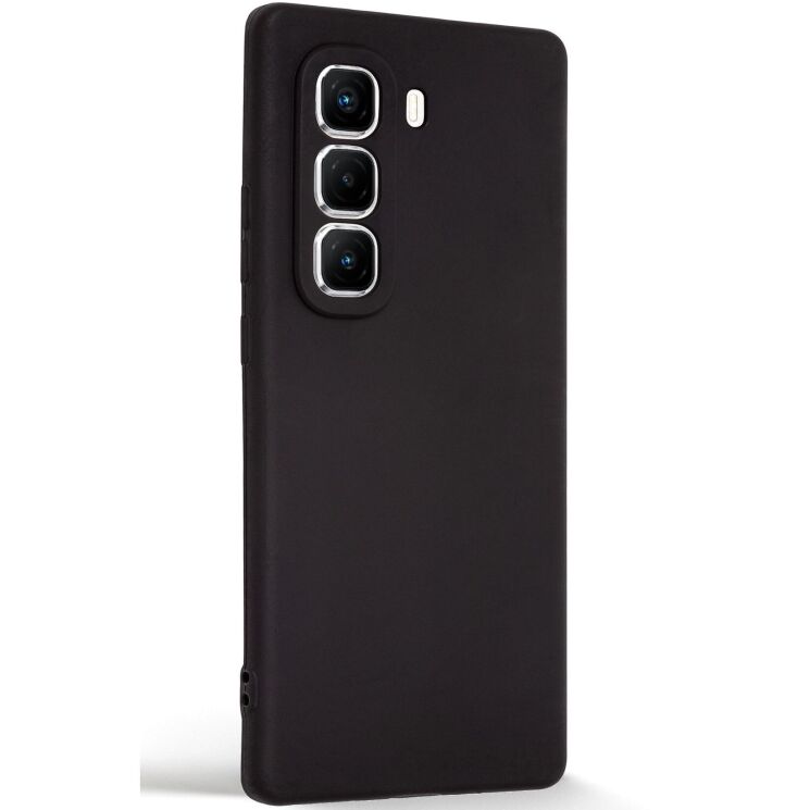 Силиконовый (TPU) чехол ArmorStandart Matte Slim Fit для Infinix Hot 50 Pro Plus - Black: фото 2 из 5