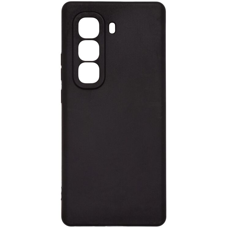 Силиконовый (TPU) чехол ArmorStandart Matte Slim Fit для Infinix Hot 50 Pro Plus - Black: фото 1 из 5