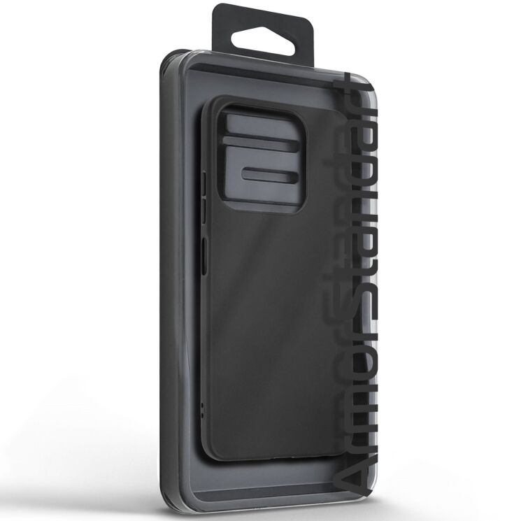 Силиконовый (TPU) чехол ArmorStandart Matte Slim Fit для ZTE Blade A75 - Black: фото 3 из 5