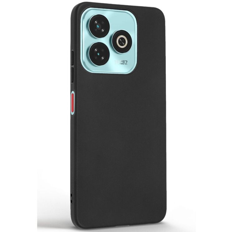 Силиконовый (TPU) чехол ArmorStandart Matte Slim Fit для ZTE Blade A75 - Black: фото 2 из 5