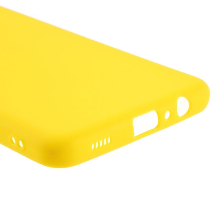 Силиконовый (TPU) чехол Deexe Matte Case для Samsung Galaxy M12 (M125) - Yellow: фото 5 из 8