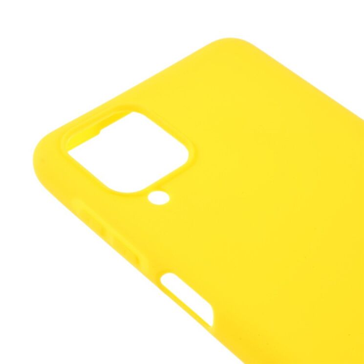 Силиконовый (TPU) чехол Deexe Matte Case для Samsung Galaxy M12 (M125) - Yellow: фото 6 из 8