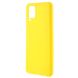 Силиконовый (TPU) чехол Deexe Matte Case для Samsung Galaxy M12 (M125) - Yellow (273310Y). Фото 2 из 8