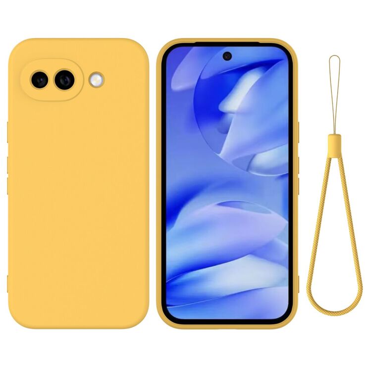 Силіконовий (TPU) чохол Deexe Silicone Case для Google Pixel 10a - Yellow: фото 1 з 8