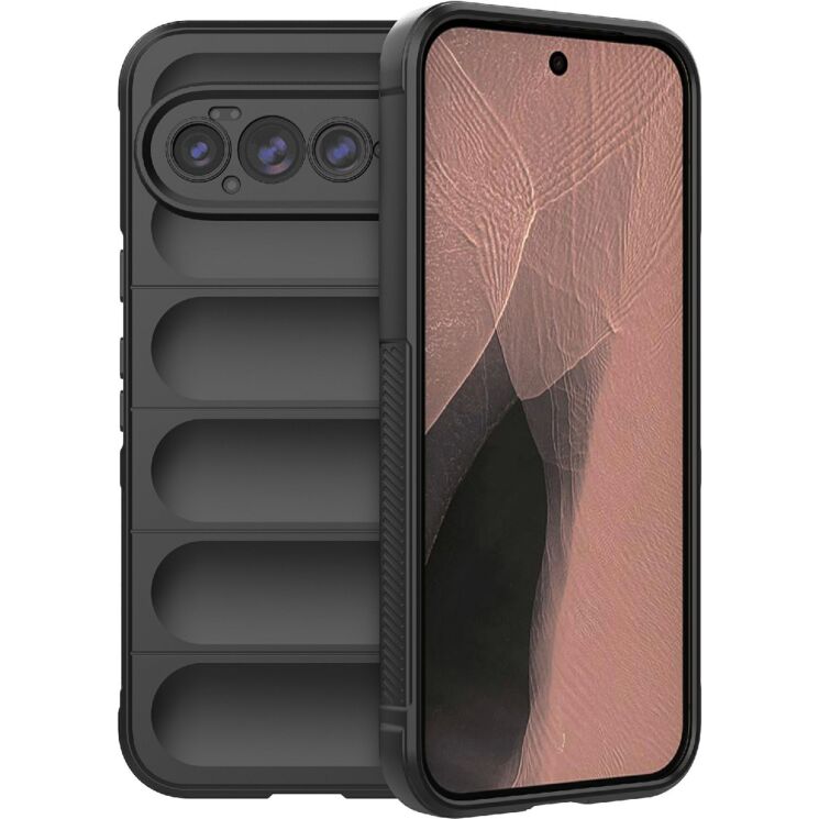 Силиконовый (TPU) чехол Deexe Terra Case для Google Pixel 11 Pro XL - Black: фото 1 из 4