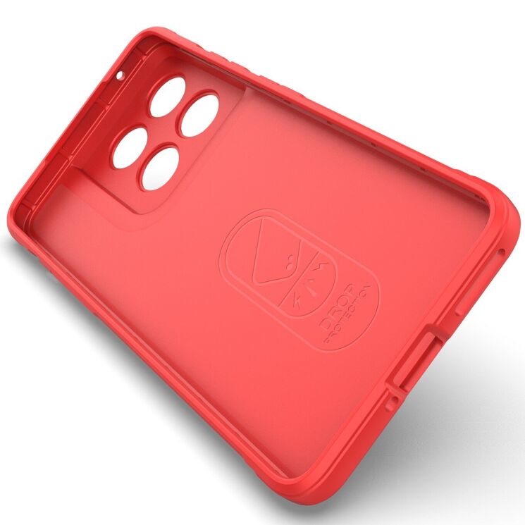Силиконовый (TPU) чехол Deexe Terra Case для Motorola Edge 70 - Red: фото 3 из 6