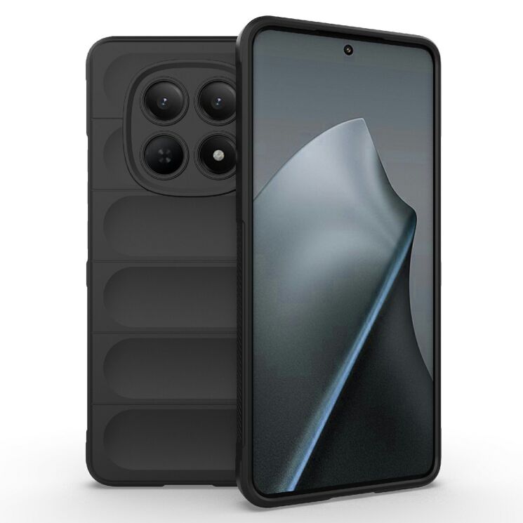 Силиконовый (TPU) чехол Deexe Terra Case для Xiaomi Redmi Note 15 - Black: фото 1 из 5