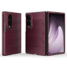 Силиконовый (TPU) чехол Deexe Terra Case (FF) для Samsung Galaxy Fold 8 - Wine Red: фото 1 из 9
