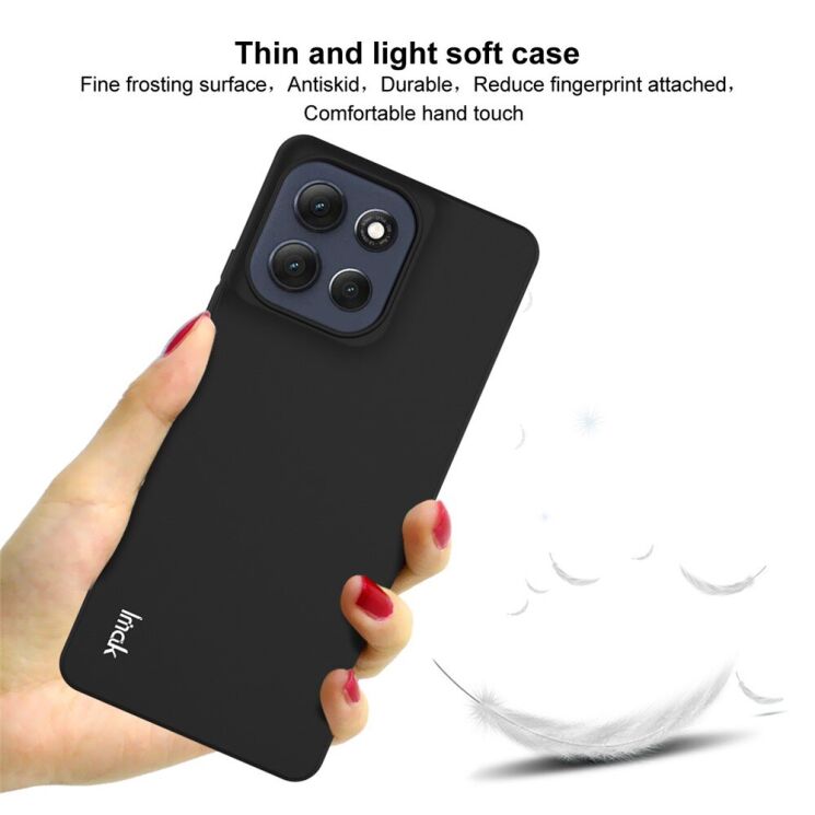 Силіконовий (TPU) чохол IMAK UC-3 Series для Motorola Moto G86 Power - Black: фото 5 з 6