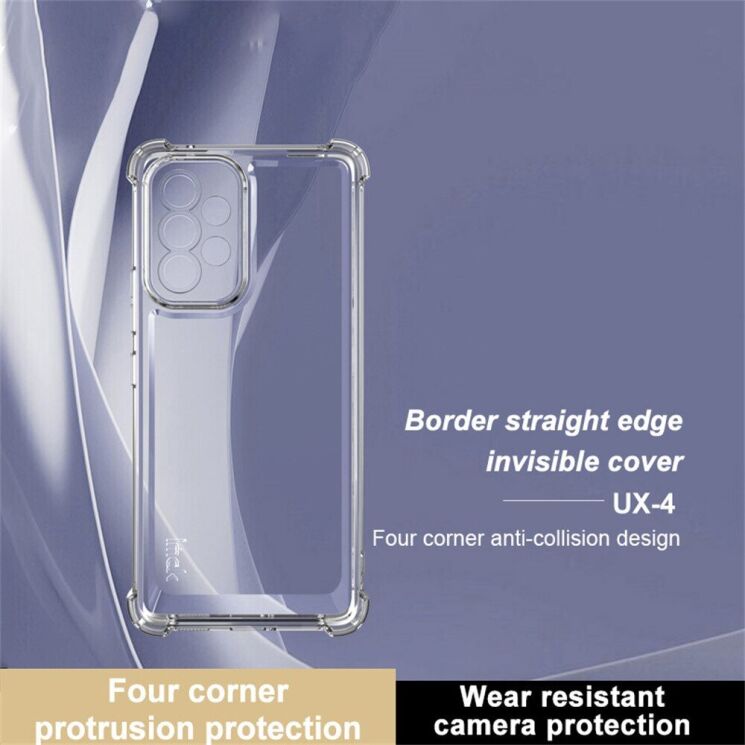 Силиконовый (TPU) чехол IMAK UX-4 Series для Samsung Galaxy A33 (A336) - Transparent: фото 5 из 13