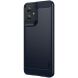 Силиконовый (TPU) чехол MOFI Carbon Fiber для Motorola Moto G55 - Blue (366126L). Фото 1 из 10