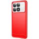 Силиконовый (TPU) чехол MOFI Carbon Fiber для Xiaomi 14T / 14T Pro - Red (365711R). Фото 2 из 9