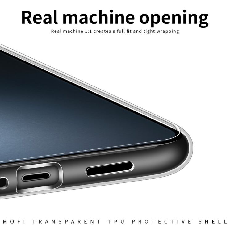 Силиконовый (TPU) чехол MOFI Thin Guard для Honor Magic 7 Pro - Transparent: фото 8 из 10