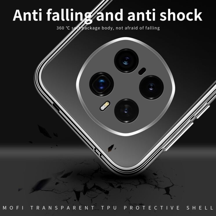 Силиконовый (TPU) чехол MOFI Thin Guard для Honor Magic 7 Pro - Transparent: фото 9 из 10