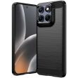 Силіконовий (TPU) чохол UniCase Carbon для Motorola Edge 70 Fusion - Black (409509B)