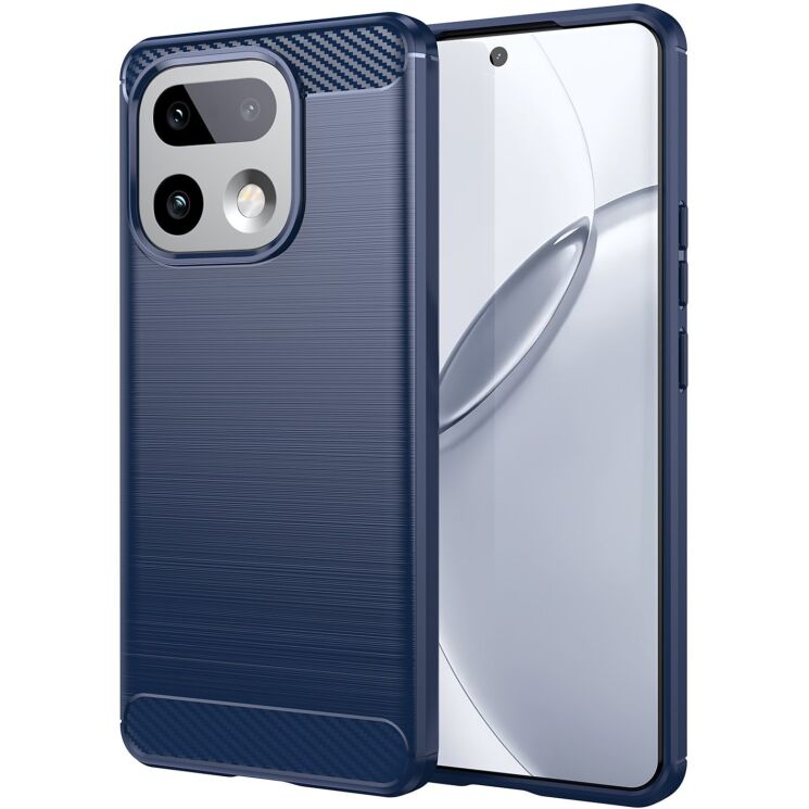 Силиконовый (TPU) чехол UniCase Carbon для Realme 16 Pro Plus - Blue (428502L) Силиконовый (TPU) чехол UniCase Carbon для Realme 16 Pro Plus - Blue: фото 1 из 8