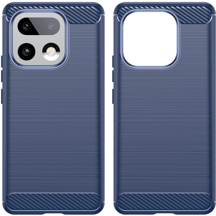 Силиконовый (TPU) чехол UniCase Carbon для Realme 16 Pro Plus - Blue (428502L) Силиконовый (TPU) чехол UniCase Carbon для Realme 16 Pro Plus - Blue: фото 2 из 8