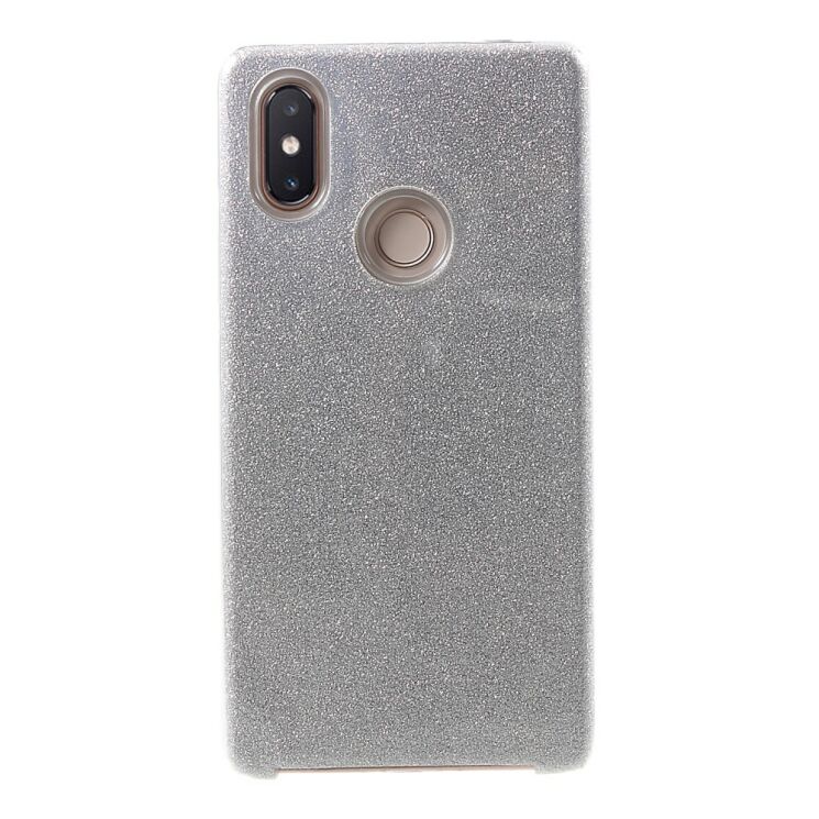 Силиконовый (TPU) чехол UniCase Glitter Cover для Xiaomi Mi 8 SE - Silver: фото 1 из 5