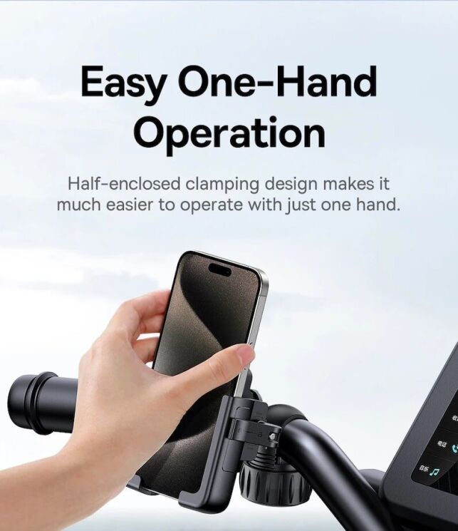 Велосипедный держатель Baseus GoTrip Series (C40572301111-00) - Black: фото 15 из 22