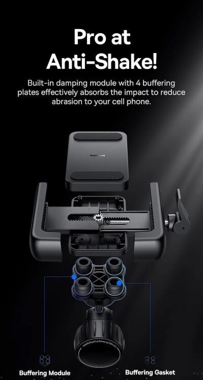 Велосипедный держатель Baseus GoTrip Series (C40572301111-00) - Black: фото 12 из 22